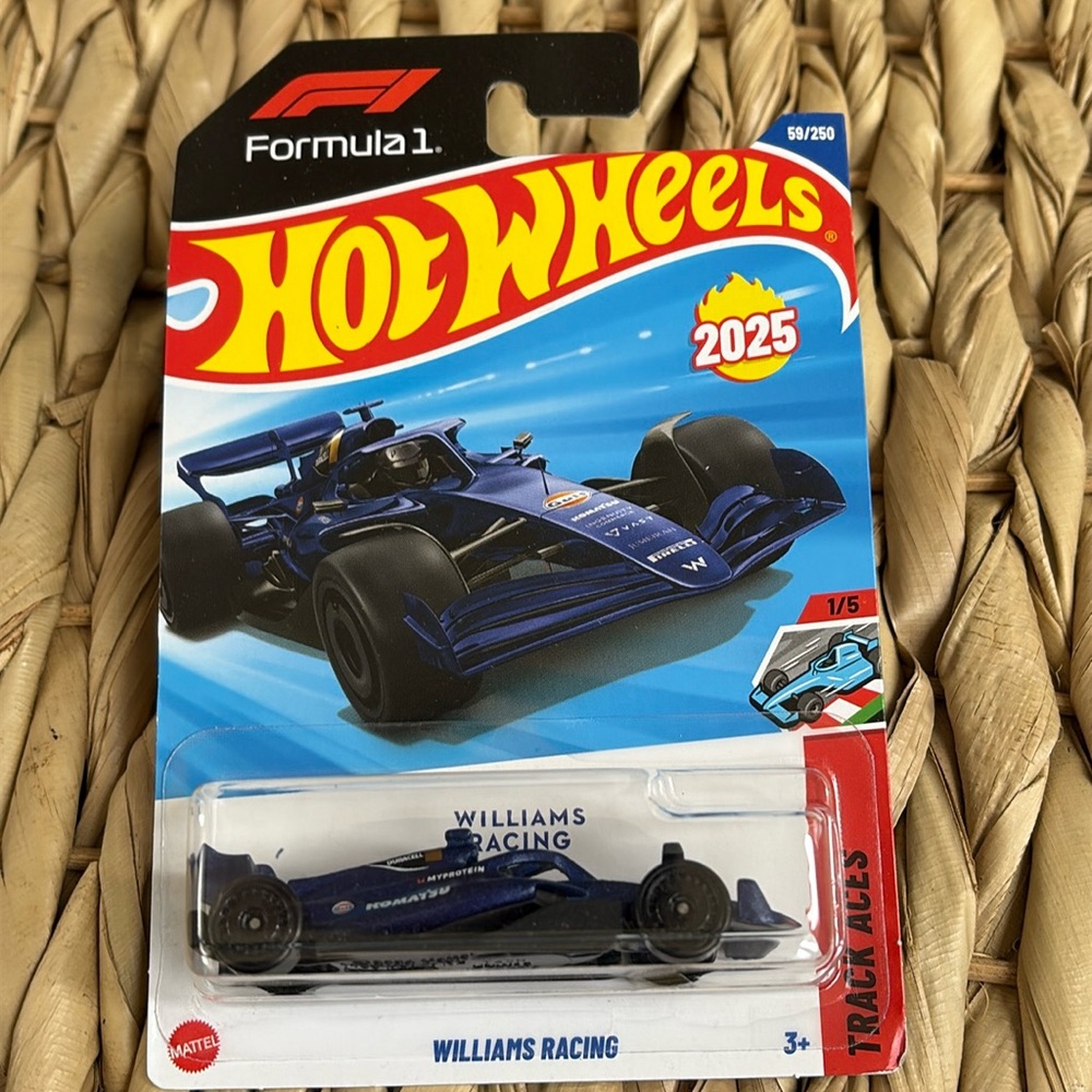 WiLLIAMS RACING Formula 1 One F1 TRACK ACES SERIES 2025 Hot Wheels Formula1 Car